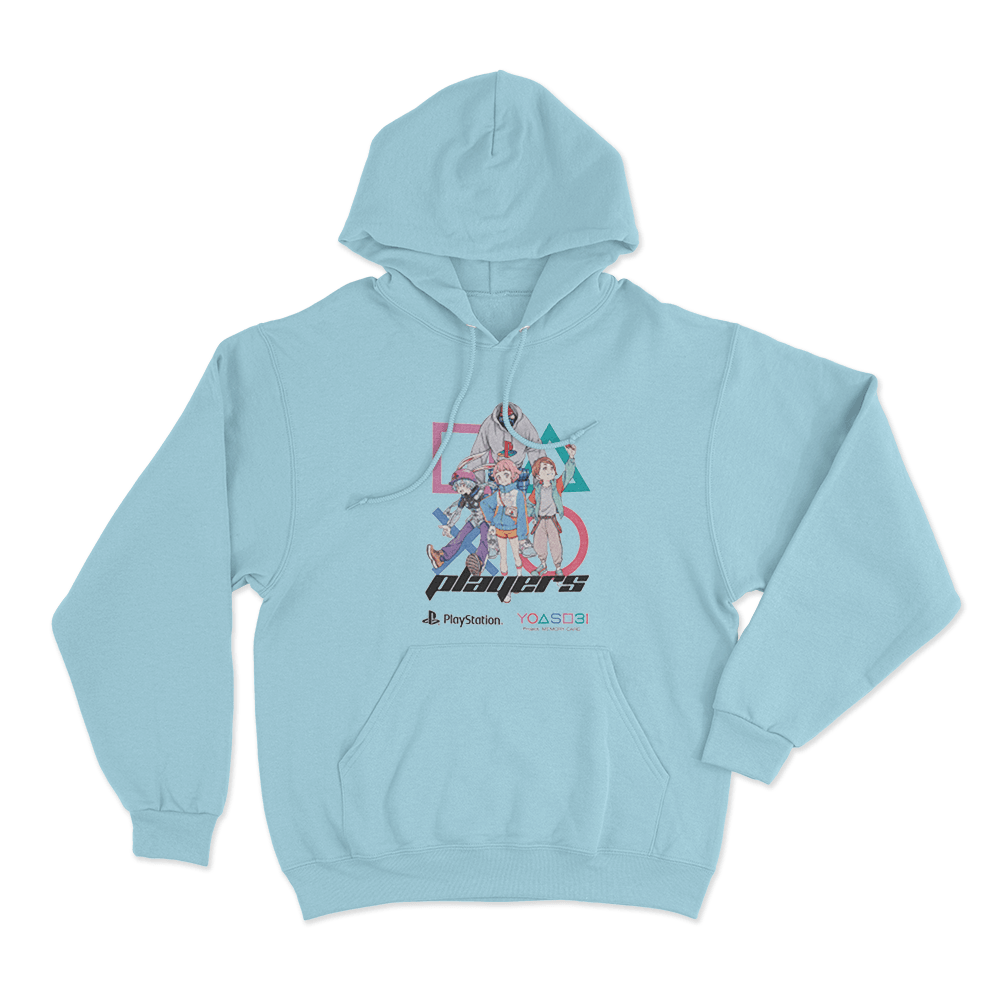 Players Unsiex Hoodie Sky Blue Players Unsiex Hoodie Sky Blue