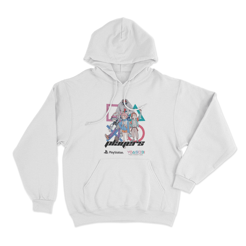 Players Unsiex Hoodie White Players Unsiex Hoodie White