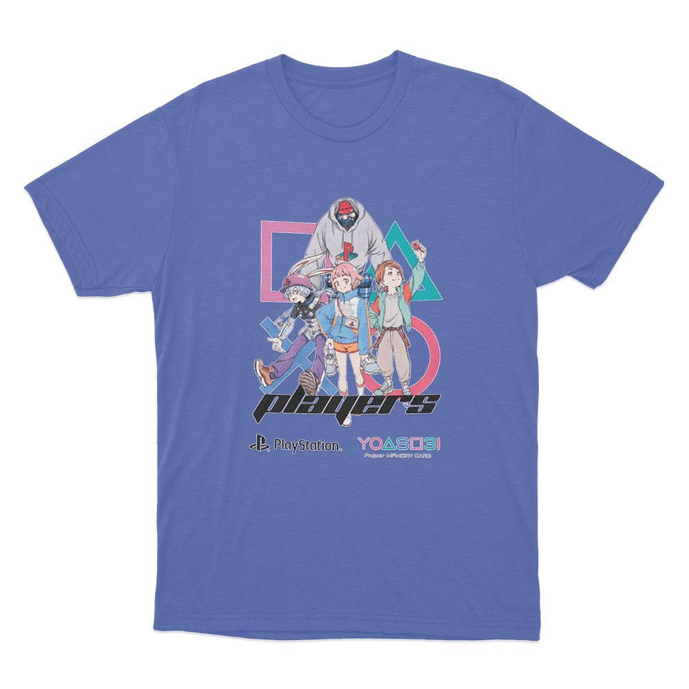 Players Unsiex T Shirt Blue Players Unsiex T Shirt Blue