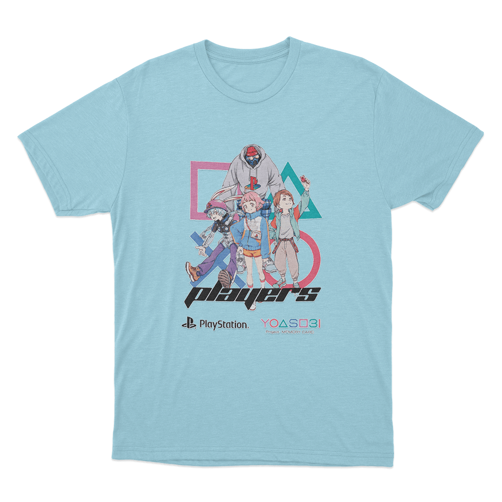 Players Unsiex T Shirt Sky Blue Players Unsiex T Shirt Sky Blue