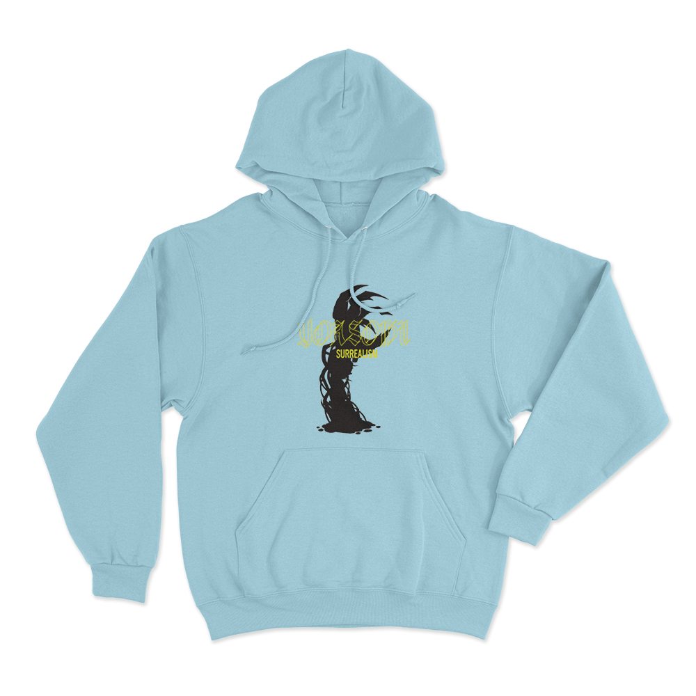 Surrealism Unisex Hoodie Sky Blue Surrealism Unisex Hoodie Sky Blue