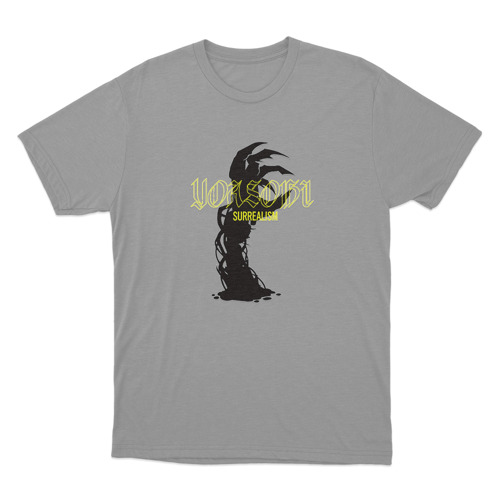 Surrealism Unisex T Shirt Grey Surrealism Unisex T Shirt Grey