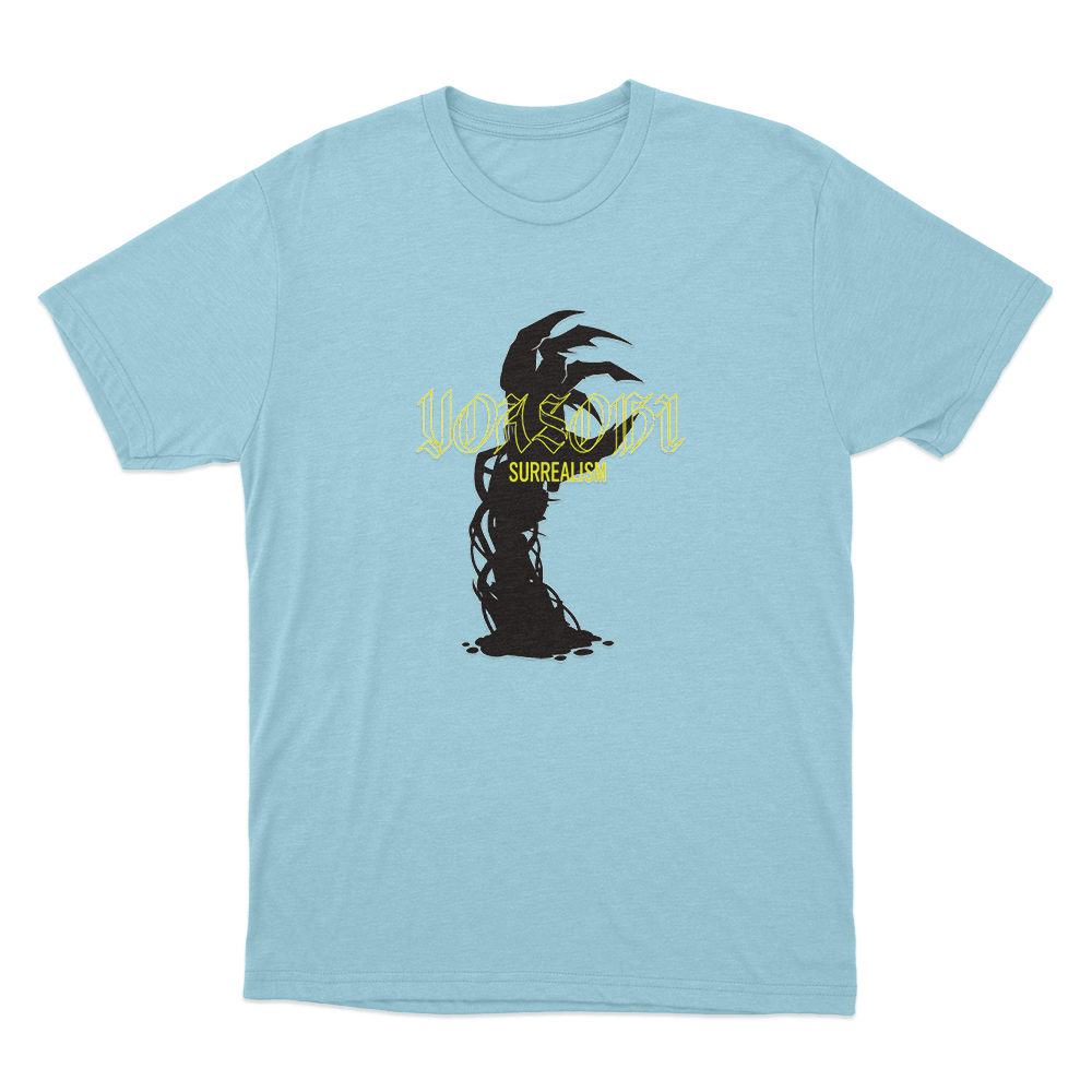 Surrealism Unisex T Shirt Sky Blue Surrealism Unisex T Shirt Sky Blue