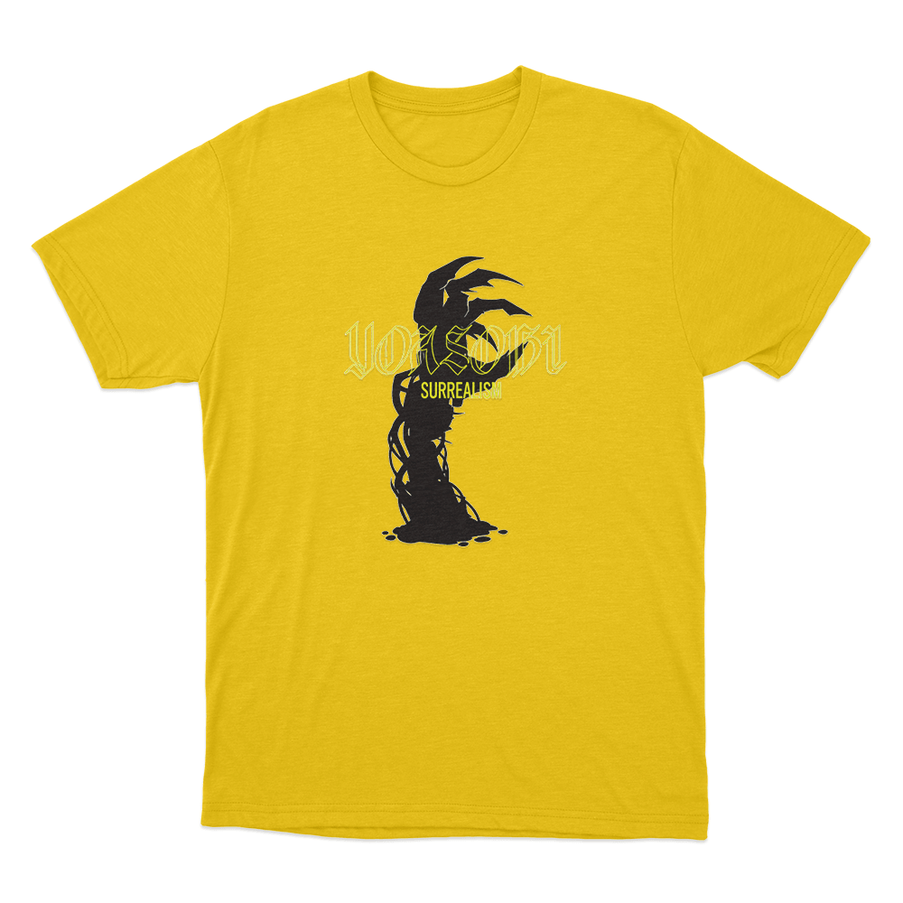 Surrealism Unisex T Shirt Yellow Surrealism Unisex T Shirt Yellow