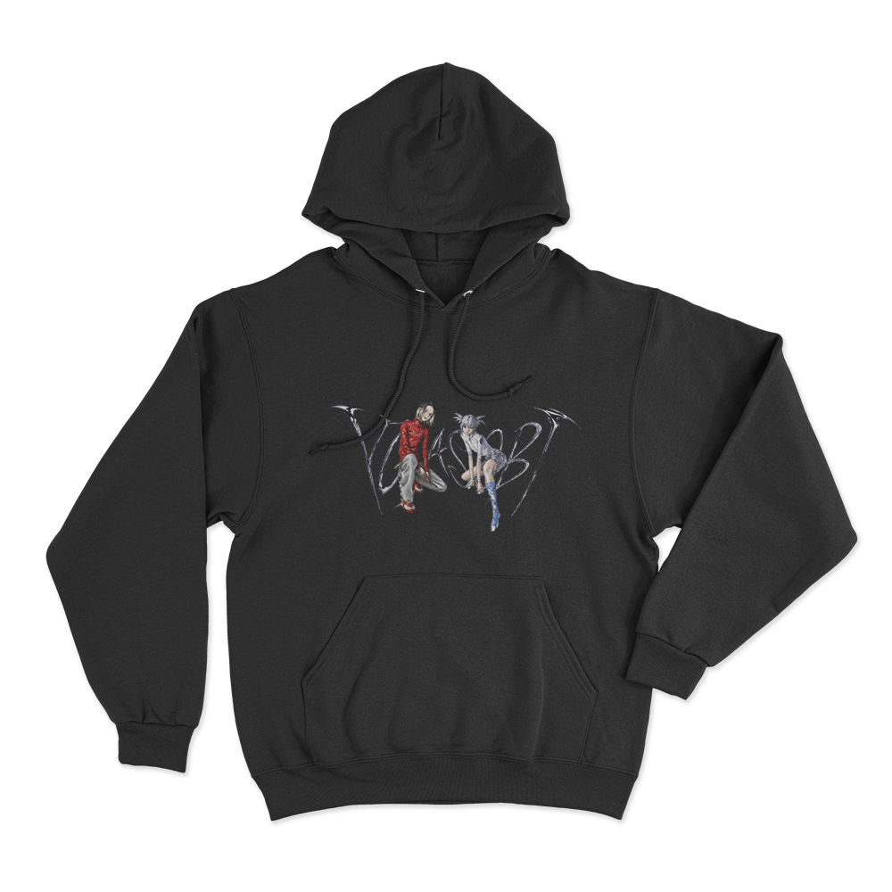 Yoasobi Cyber Duo Artwork Unisex Hoodie Black Yoasobi Cyber Duo Artwork Unisex Hoodie Black