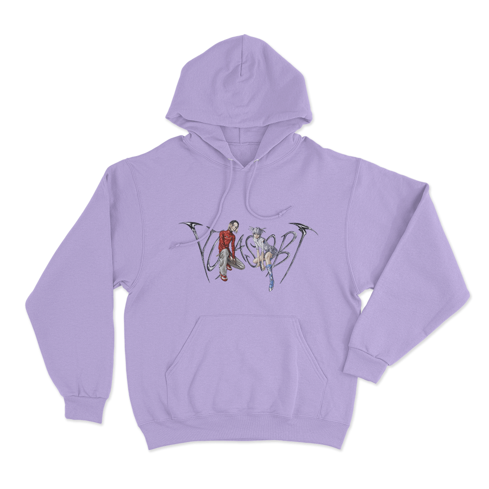 Yoasobi Cyber Duo Artwork Unisex Hoodie Purple Yoasobi Cyber Duo Artwork Unisex Hoodie Purple