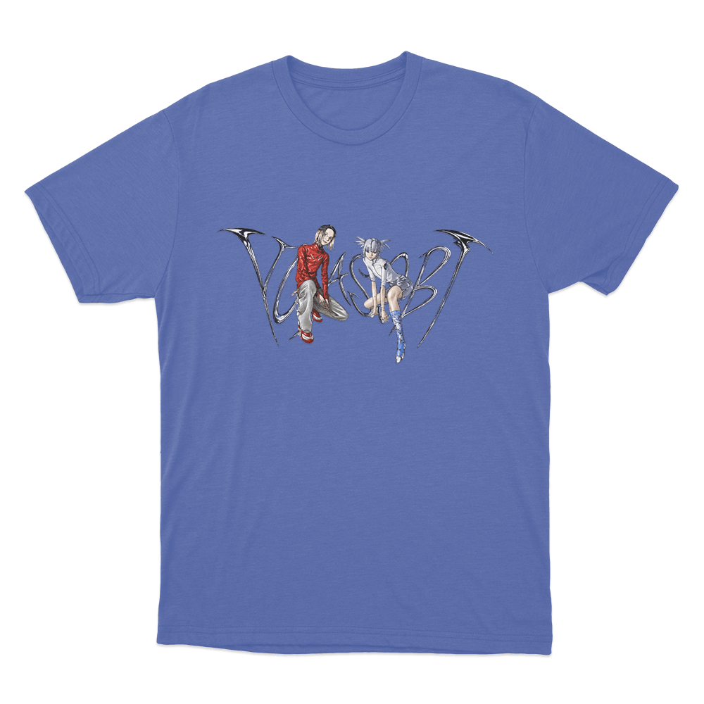 Yoasobi Cyber Duo Artwork Unisex T Shirt Blue Yoasobi Cyber Duo Artwork Unisex T Shirt Blue