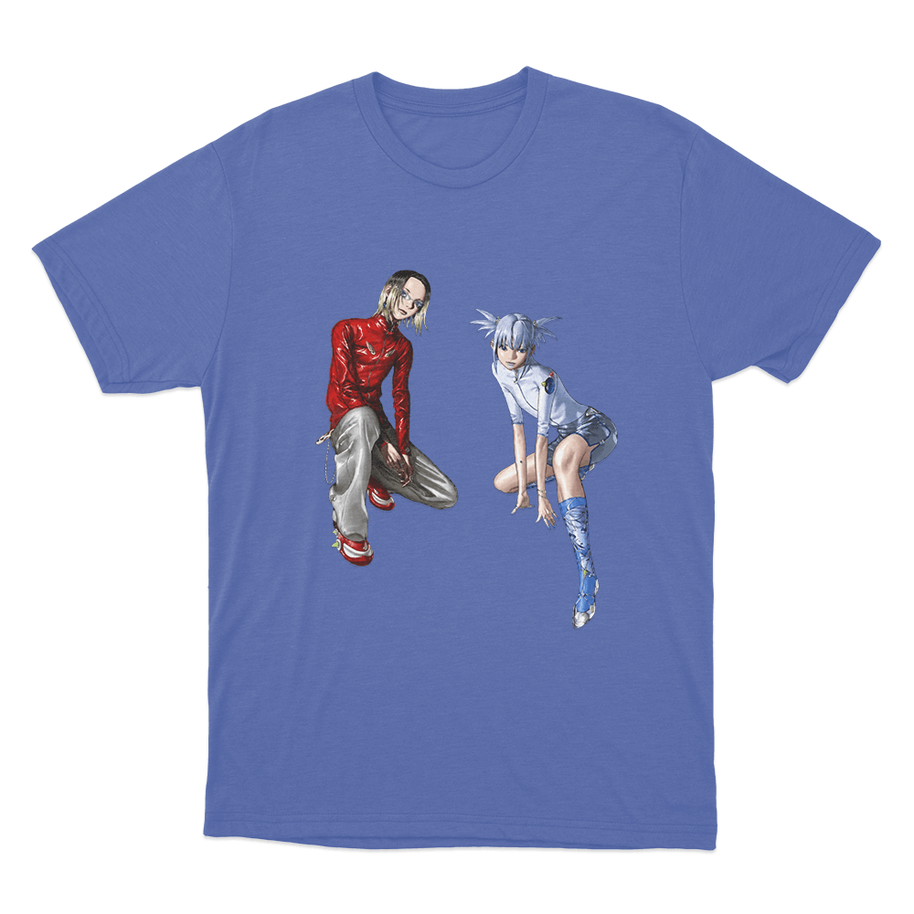 Yoasobi Duo Cartoon Unisex T Shirt Blue Yoasobi Duo Cartoon Unisex T Shirt Blue