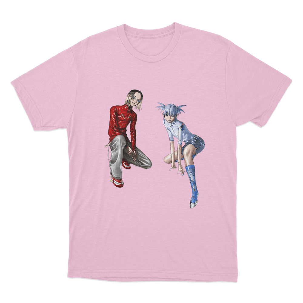 Yoasobi Duo Cartoon Unisex T Shirt Pink Yoasobi Duo Cartoon Unisex T Shirt Pink