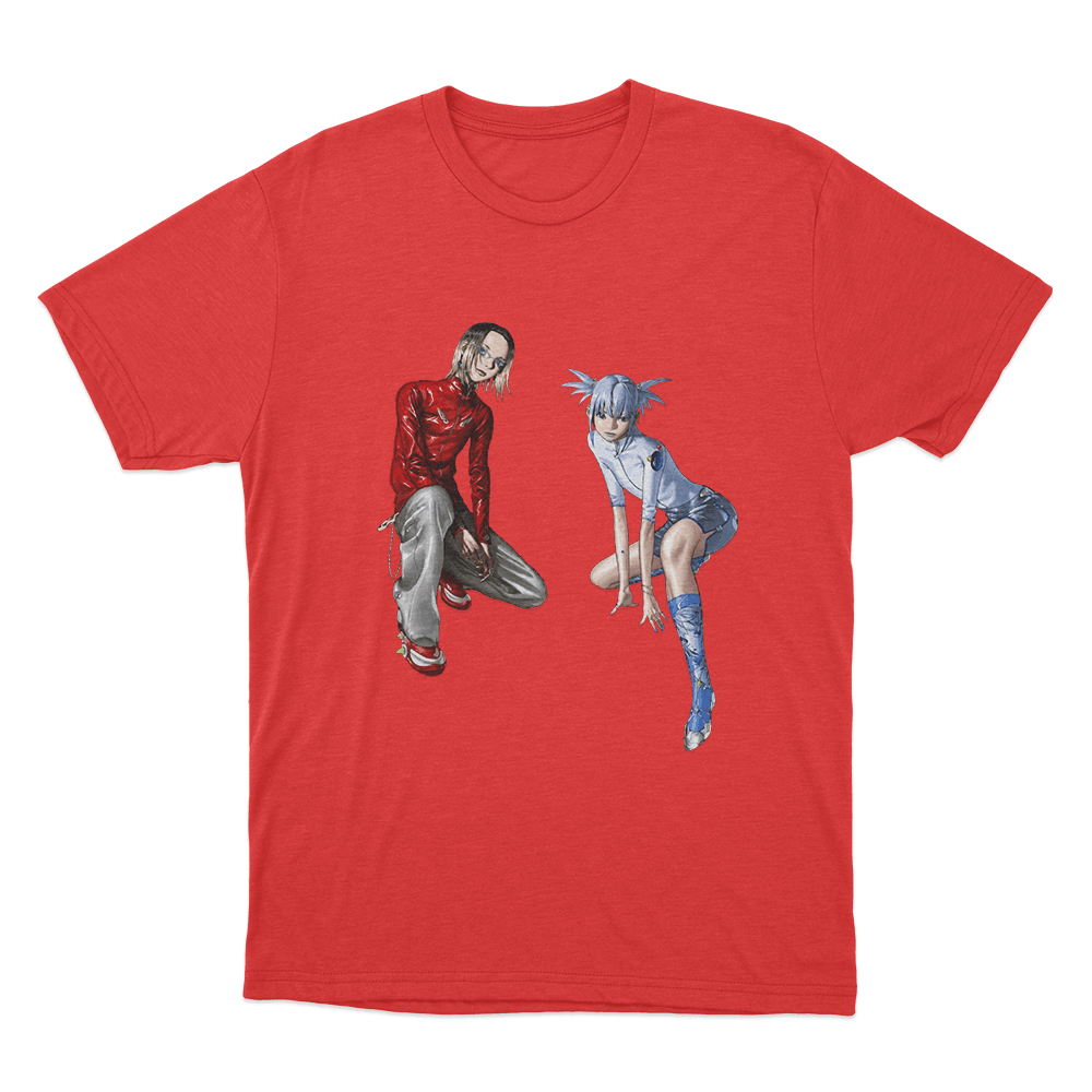 Yoasobi Duo Cartoon Unisex T Shirt Red Yoasobi Duo Cartoon Unisex T Shirt Red