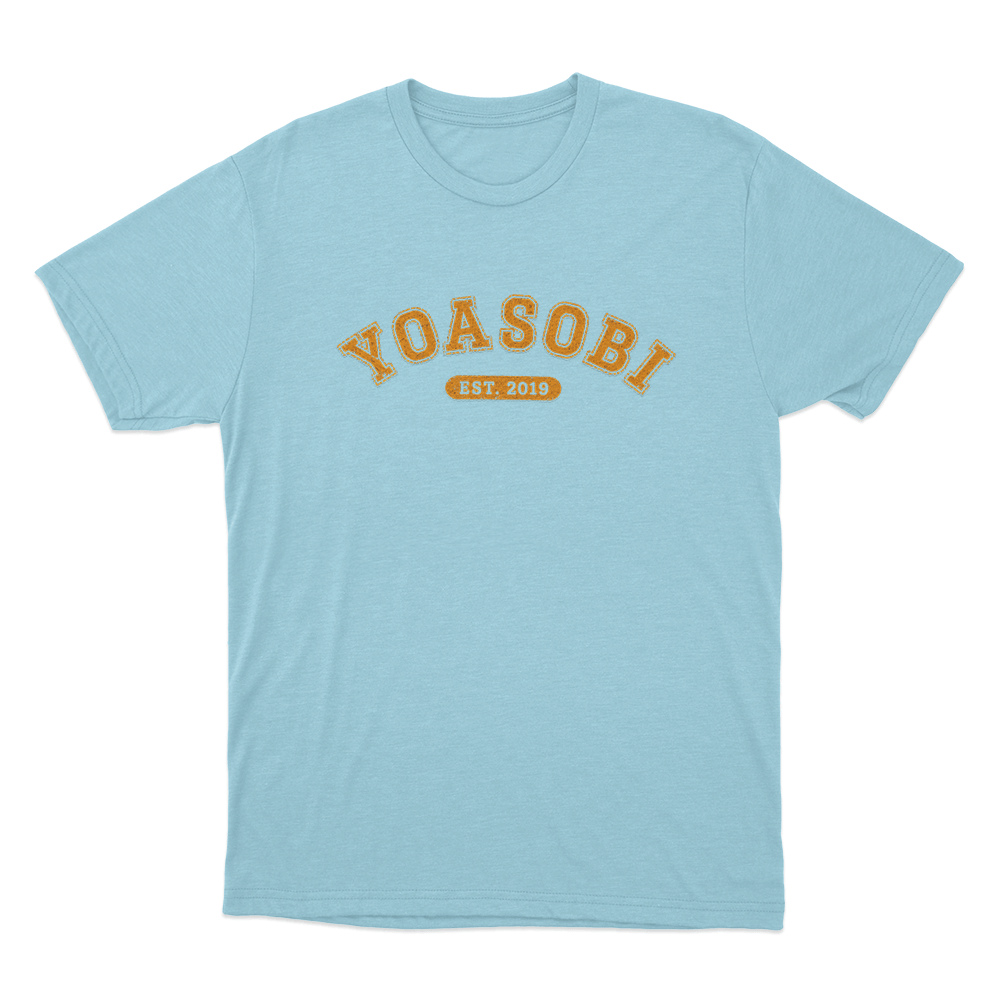 Yoasobi Est. 2019 Unisex T Shirt Sky Blue Yoasobi Est. 2019 Unisex T Shirt Sky Blue