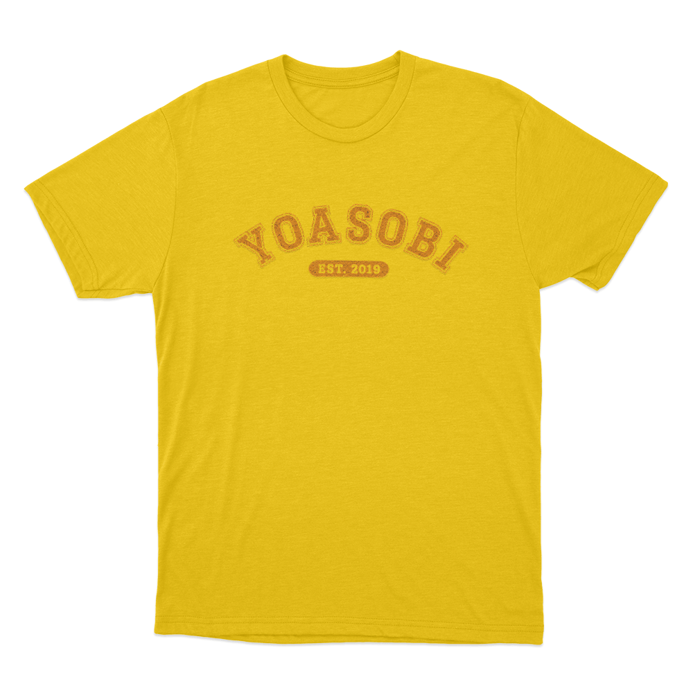 Yoasobi Est. 2019 Unisex T Shirt Yellow Yoasobi Est. 2019 Unisex T Shirt Yellow