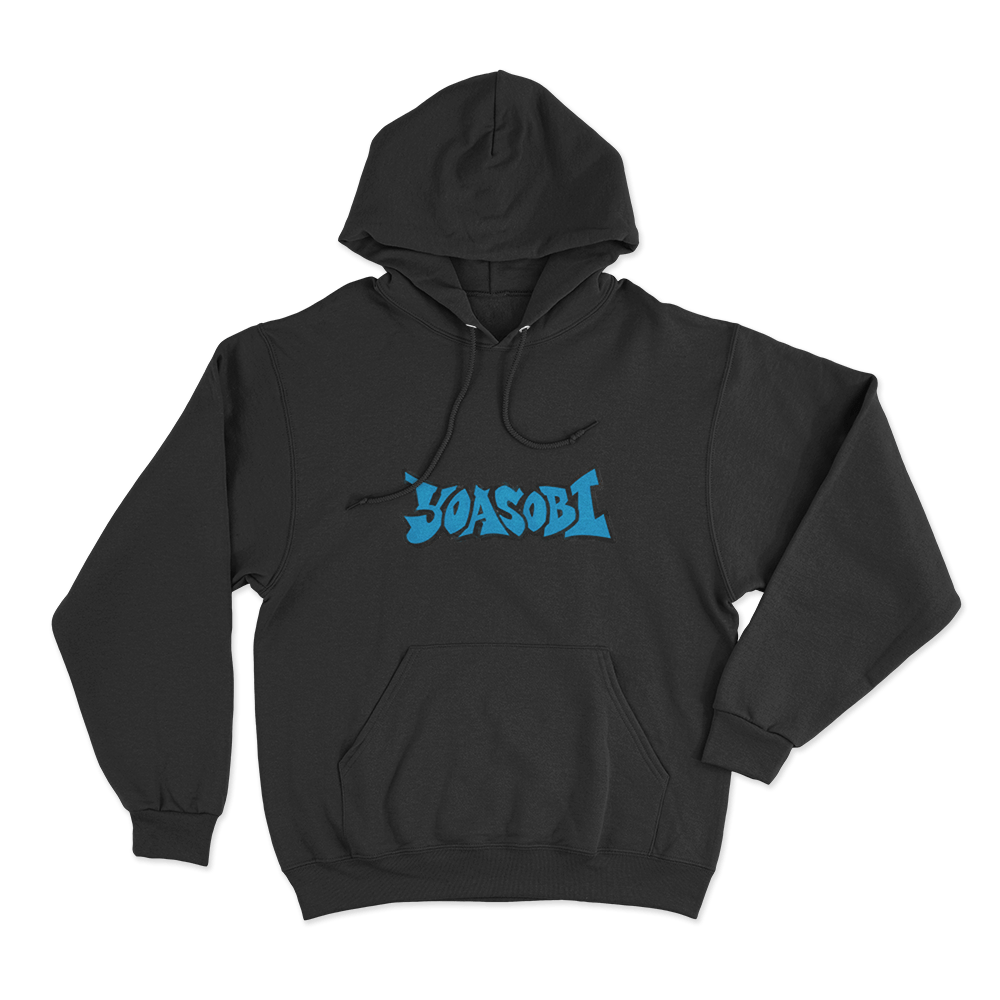 Yoasobi Graffiti Logo Unisex Hoodie Black Yoasobi Graffiti Logo Unisex Hoodie Black